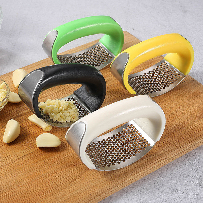 Manual Garlic Press Stainless Steel Handheld ™ | Ginger Garlic