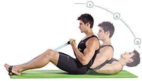 Foot Pedal Resistance Band Elastic Sit-up™ | Pull Rope Yoga Fitness Gym