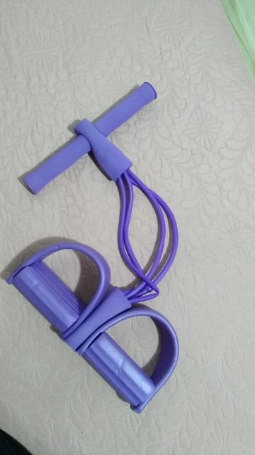 Foot Pedal Resistance Band Elastic Sit-up™ | Pull Rope Yoga Fitness Gym