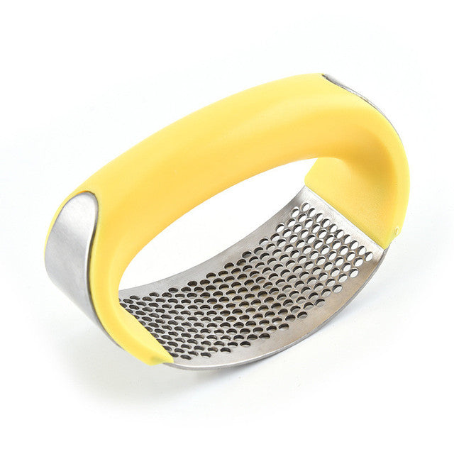 Manual Garlic Press Stainless Steel Handheld ™ | Ginger Garlic