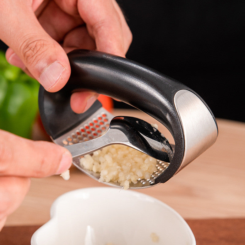 Manual Garlic Press Stainless Steel Handheld ™ | Ginger Garlic